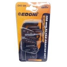 10 PARÇA  KISA DÜZ ALYAN VAKUMLU SİYAH 120MM