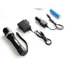 Polis El Feneri: Zoomlu + Sellektörlü + Şarjlı El Feneri (500 metre)