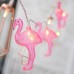 10'lu Pilli Led Flamingo Dekoratif Işık Zinciri Aydınlatma 1,5 Mt