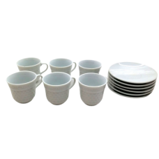 12 PARÇA  PORSELEN KAHVE FİNCANI