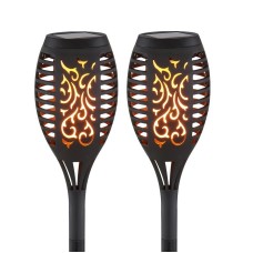 12 LEDLİ IP44 ALEVLİ SOLAR BAHÇE AYDINLATMA KUTULU TEKLİ PAKET