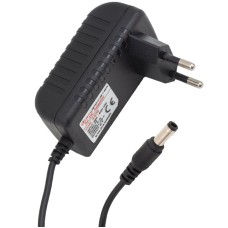 12 VOLT 0,5 AMPER PLASTİK KASA PRİZ TİPİ ADAPTÖR 5.5*2.5 UÇ
