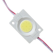 12V KASALI KAPAKSIZ 30X45 MM BEYAZ YUVARLAK COB LED