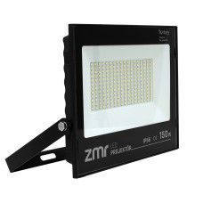 150 WATT - 220 VOLT 6500K IP66 150* IŞIK AÇISI SİYAH SLİM KASA BEYAZ LED PROJEKTÖR