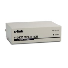 2 PORT VGA SPLITTER DAĞITICI 250MHZ - 1920X1080 SL-2502 2 PORT VGA SPLITTER DAĞITICI 250MHZ - 1920X1080 SL-2502