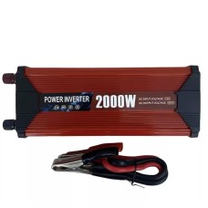 2000 Watt Modifiye Sinüs İnvertör Dönüştürücü 12/230v  Usb Akü Bağlantılı