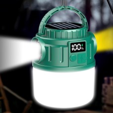 24 LED 5 AYDINLATMA MODU + 2 YAN IŞIK (BEYAZ / SARI) 1200 MAH SOLAR KAMP LAMBASI V65-3