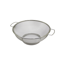 24CM METAL KULPLU ÇELİK İNCE TEL SEPET SÜZGEÇ