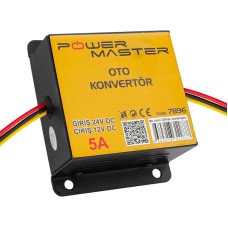24V DC / 12V DC 5 AMPER OTO KONVERTÖR