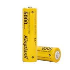 3.7 VOLT 5000 MAH 18650  BAŞLIKLI ŞARJ EDİLEBİLİR PİL (TEKLİ)