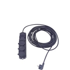 3LÜ 10 MT UZATMA KABLOSU ÇANTALI KAUÇUK PRİZ 3X1.5 CCA KABLO