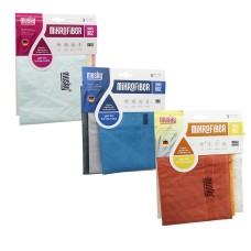 3PCS 40X60MM NEON-AN.KAHVE-GOLD MİX MİKFROFİBER SİHİRLİ BEZ DETERJANA GEREK YOK CAM- ARABA- MUTFAK- BANYO