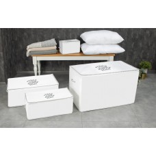 4 Farklı Boy Hurç Takımı - Beyaz