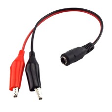 5.5X2.5MM DİŞİ TO KROKODİL ÇEVİRİCİ 25 CM KABLO