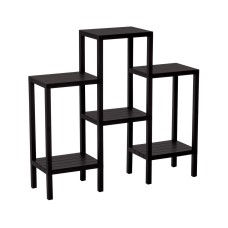 6 RAFLI - SİYAH MODÜLER ÜNİTE PLASTİK 108x100x29 cm