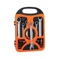 7 PCS CIRCIR KOMBİNE ANAHTAR SETİ 8-10-12-13-14-17-19MMPLASTİK TAŞIMA ÇANTALI