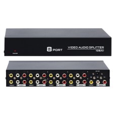 8 PORT VIDEO AUDIO DAĞITICI (1024X768-85HZ)