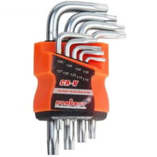 9 PARÇA  İYİ CRV KISA YILDIZ ALYAN TORX KEY SET