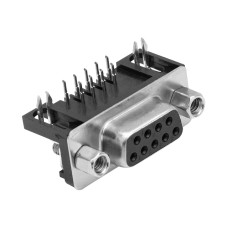 9 PİN DİŞİ D-SUB 90 DERECE KONNEKTÖR