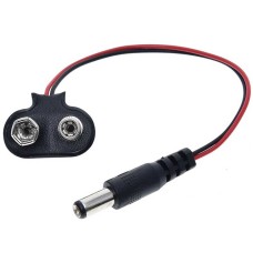 9 VOLT 2.1MM JACKLI PİL BAŞLIĞI  (IC-232A)