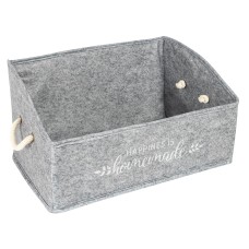 Keçe Dikdörtgen Raf Düzenleyici – Maxi – Gri