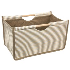 Tahta Saplı Kutu Organizer - Kahverengi