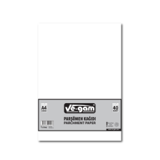 A4 40 PARÇA  ÇİZGİSİZ PARŞÖMEN KAĞIDI