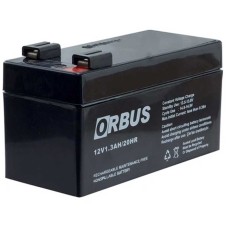 AKÜ 12 VOLT 1.3 AMPER ORBUS ORB12-1.3 (96 X 42 X 52 MM)