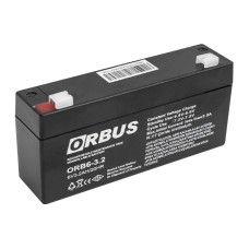 AKÜ 6 VOLT 3.2 AMPER ORBUS ORB6-3.2 ( 135 X 33 X 60 MM )
