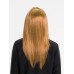 Altın Renk Düz Kesim İçi Astarlı Uzun Parti Peruğu Takma Saç