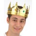 Altın Renk Yetişkin Çocuk Uyumlu Kral Tacı 60 cm Altın Renk Yetişkin Çocuk Uyumlu Kral Tacı 60 cm