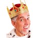 Altın Renk Yetişkin Çocuk Uyumlu Kral Tacı 60 cm Altın Renk Yetişkin Çocuk Uyumlu Kral Tacı 60 cm