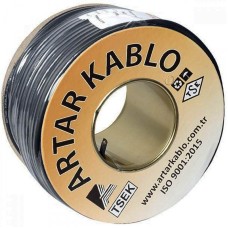 ARTAR MİKROFON KABLOSU STEREO 1.KALİTE (100MT) 2X025MM 80 NO