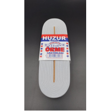 BEYAZ - 2.5CM PAÇA LASTİK GENİŞ 10MT.