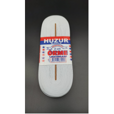 BEYAZ - 2CM PAÇA LASTİK YASSI GENİŞ 10MT