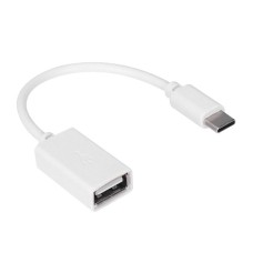 BEYAZ USB DİŞİ TO TYPE-C ERKEK OTG ÇEVİRİCİ