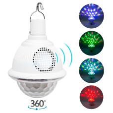 BLUETOOTH DESTEKLİ ANİMASYONLU 10 WATT ŞARJLI UFO TİP DİSKO TOPU