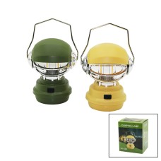 CAMPING LAMP ROBOT KAFA MODELİ FANUS KAMP - BAHÇE FENER USB ŞARJLI 3-KADEME IŞIK AYARI RENKLİ PLS. GL-628