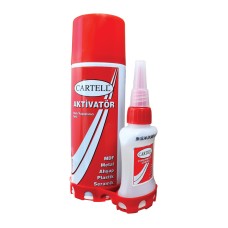 CARTELL HIZLI YAPIŞTIRICI SETİ (AKTİVATÖR)  200ML