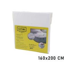 ÇİFT KİŞİLİK  YATAK KORUYUCU  SIVI GEÇİRMEZ  ALEZ  160X200CM   HAVA ALIR   ANTİBAKTERİYEL   ANTİALERJİK