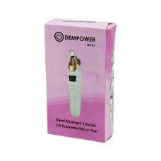 CİLT BAKIM ALETİ VAKUM AKNE- GÖZENEK- SİYAH NOKTA TEMİZLEME USB ŞARJ - 5BAŞLIK DİJİTAL G.- 3KADEME HIZ