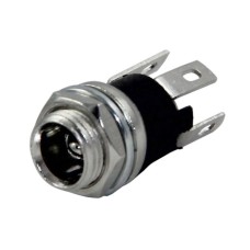 DC JAK ÜSTTEN SOMUNLU 2.1MM SOMUNLU Ø8MM (IC-258A)