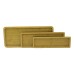 DİKDÖRTGEN - DÜZ KENAR - 3LÜ SET AHŞAP MDF SUNUM TEPSİ SETİ 10X33.5-14X39.5-19.5X45CM