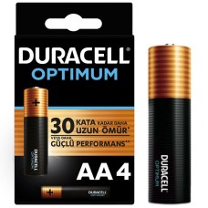 DURACELL OPTIMUM MX1500 1.5V ALKALIN AA KALEM PİL 4LÜ PAKET