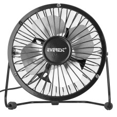 EVEREST EFN-482 MASAÜSTÜ METAL SİYAH FAN