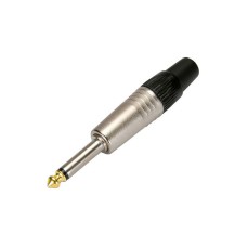 GİTAR JACK FİŞ 6.3 MM MONO METAL SİYAH*KIRMIZI