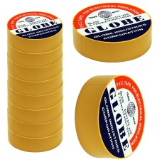 GLOBE İZOLE BANT SARI 10LUK  0.13MMX19MM