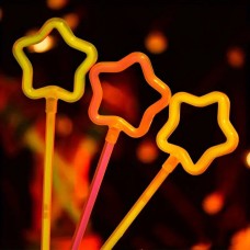 Glow Yıldız Asa Kırılınca Yanan Yıldız Çubuklar 6 Renk 6 Adet