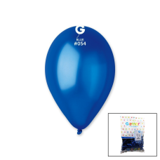 GM-110-36-54 METALİK - MAVİ BALON 11'' - 28CM - 100 PARÇA