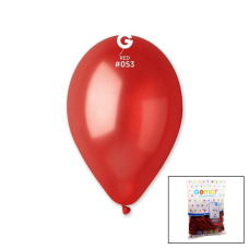 GM-110-53 METALİK - KIRMIZI BALON 11'' - 28CM - 100 PARÇA